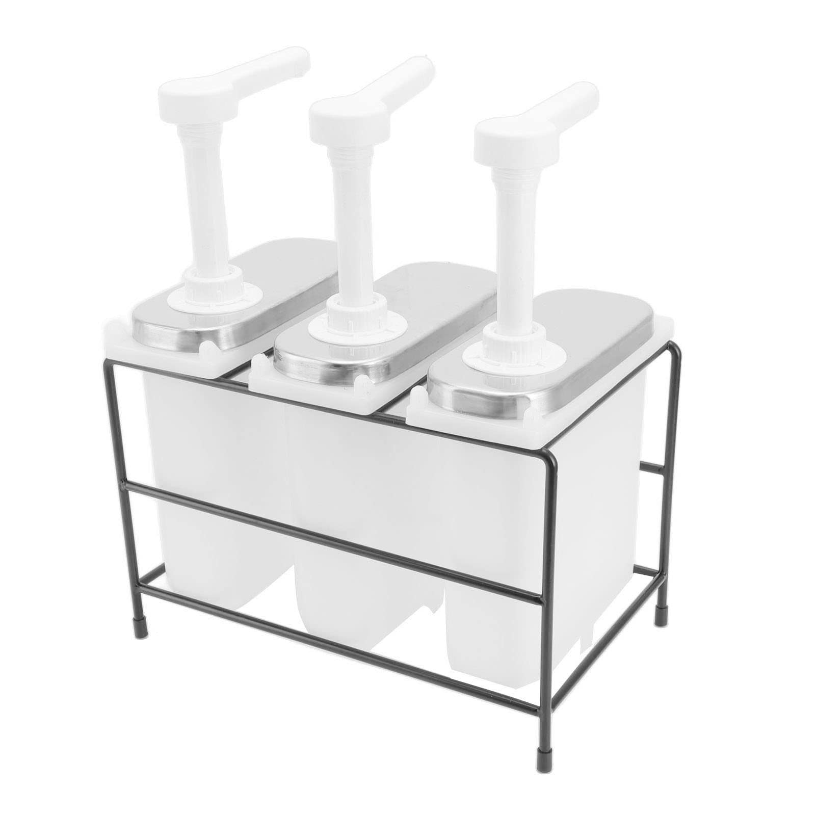 Dispenser per Condimenti Efficiente Dispenser per Sciroppi in Acciaio Inossidabile per la Domestica per Salse Pressate a Mano in Acciaio Inossidabile per Ketchup, Condimenti per Insalata,