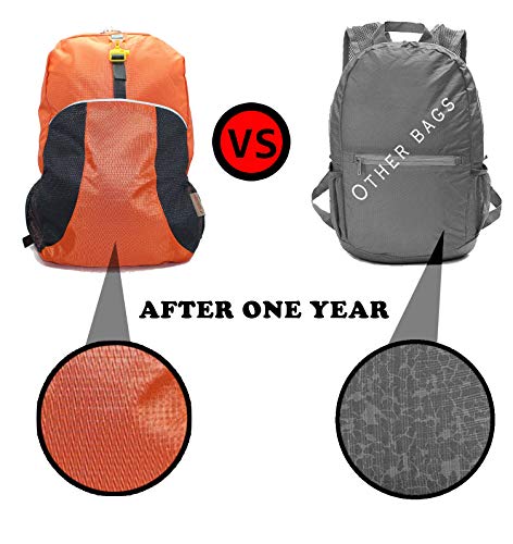 Mochila ligera plegable para viaje y senderismo para mujer miniatura 4