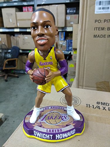 FOCO NBA Los Angeles Lakers Howard D. 2012 Home Basketball Base Bobble, Yellow
