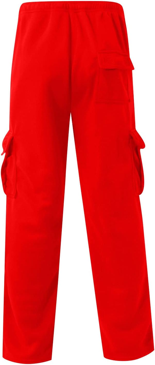 RTRDE Men's Jersey Sweatpants Gym Running Workout Pants Athletic Drawstring Jogger Pants with Pockets Joggers, S-5XL