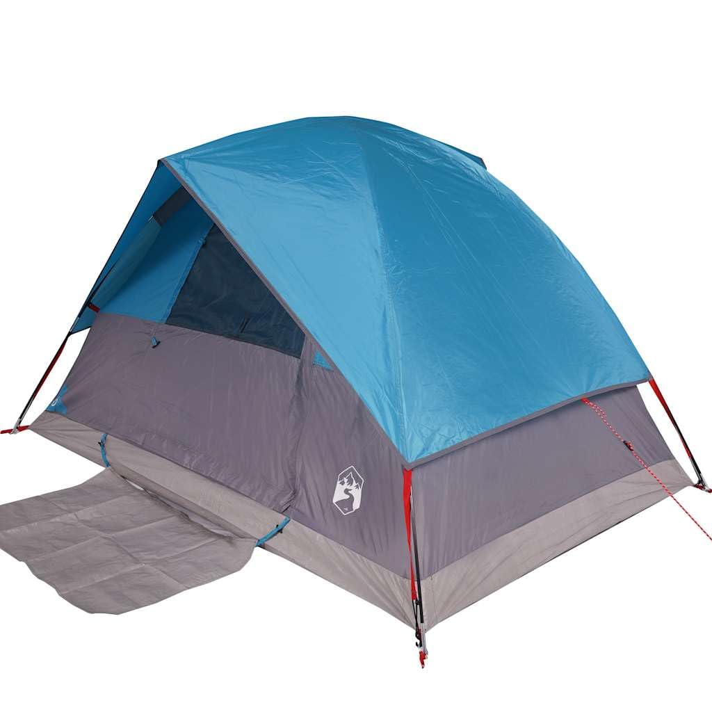 Kuppel Campingzelt für Personen, Gruen, wasserdicht und Winddicht, leichtes Polyesterzelt mit PU Beschichtung, Tragetasche, E Anschluss für Camping, Wandern, Festival, Reise und Outdoor