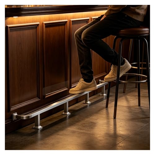 Repose-pieds de bar pour supprimer l'inconfort des tabourets hauts d'îlot