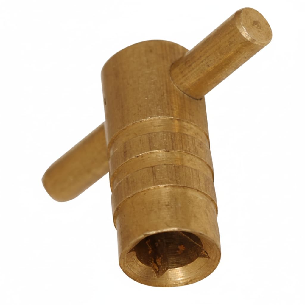 Unbeatableoffers Radiator Plumbing Bleed Bleeding Key Keys Solid Brass/Alloy For Ventingair Valve (1, Solid Brass (K02))