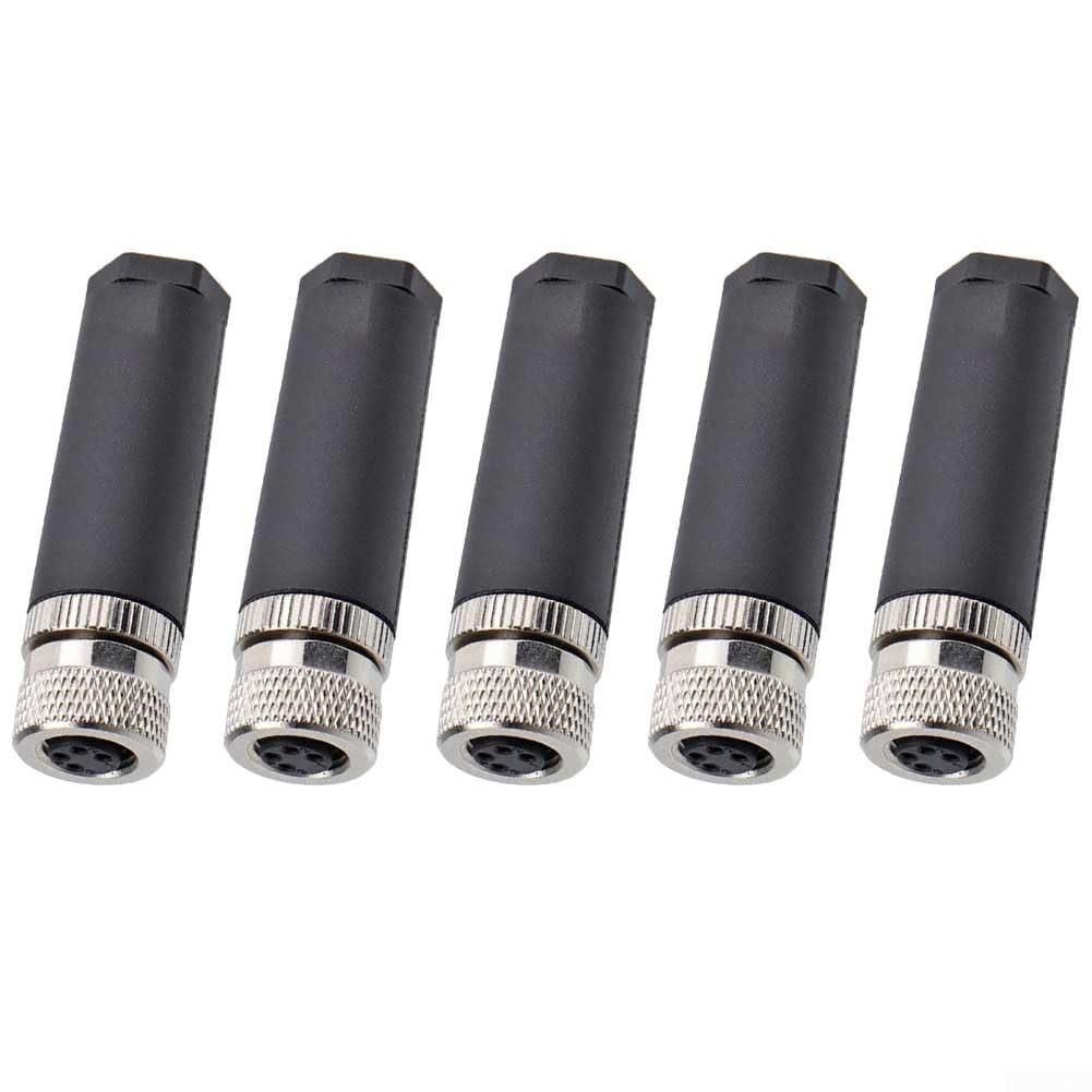Connecteur aviation M8 pour automatisme et vidéosurveillance borne à vis IP67