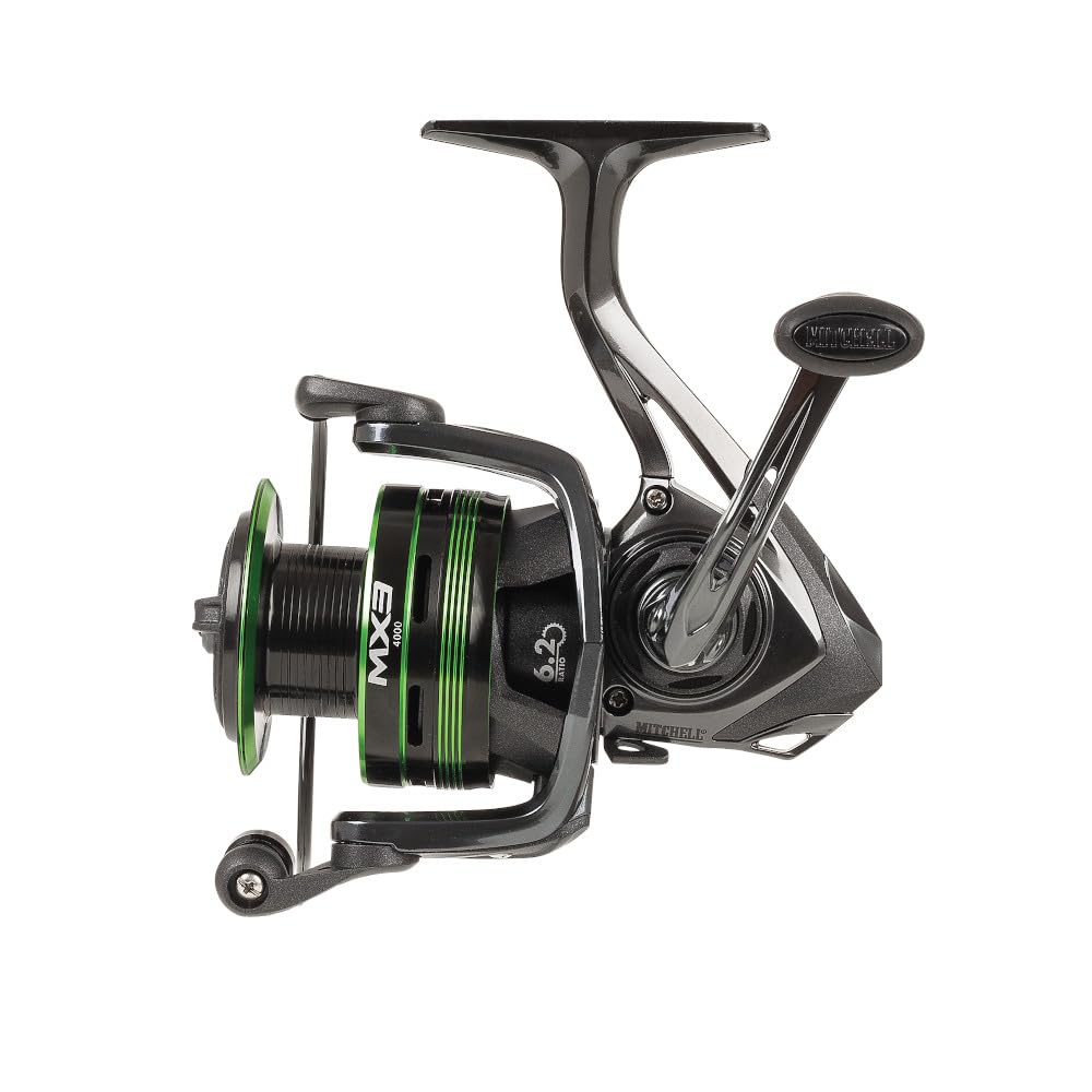 Moulinet De Pêche Mitchell MX3LE – 8+1 Roulements, Graphite Léger, Traînée Avant, Taille 1000
