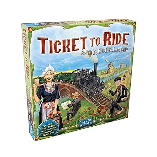Days of Wonder | ¡Aventureros al Tren! Países Bajos | Expansión de Estrategia y Gestión de Recursos | A Partir de 8 Años | De 2 a 5 Jugadores | 60 Minutos por Partida | Multilenguaje (incluye Español) | Ya disponible en tu tienda friki favorita! En mundofriki.es!
