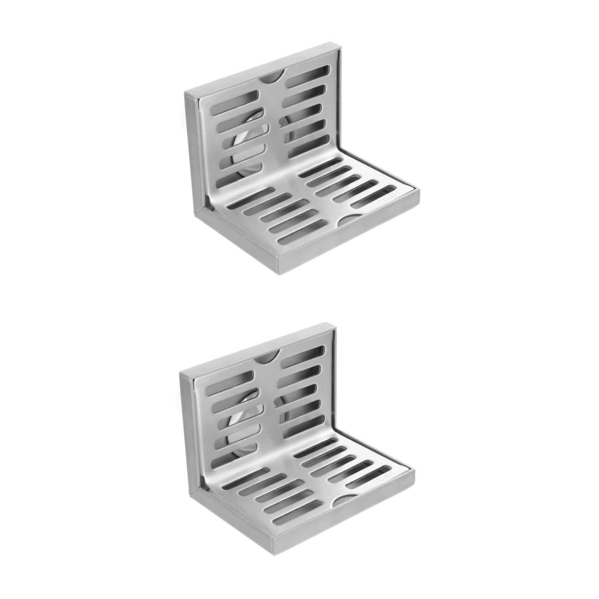 VILLCASE 2 Piezas Desagüe de Inoxidable Ducha y Cocina Drenaje Tapón de Rejilla Antisuciedad Baños y Cocinas