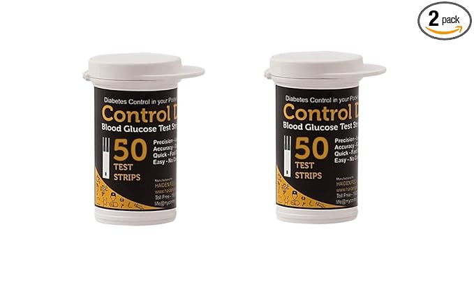 Control D Test Strips, For control d Glucometer (Pac
