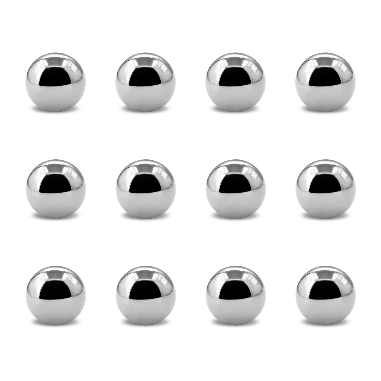 Chrome Steel Bearing Balls - 25 Pack (1/2 Inch) -19