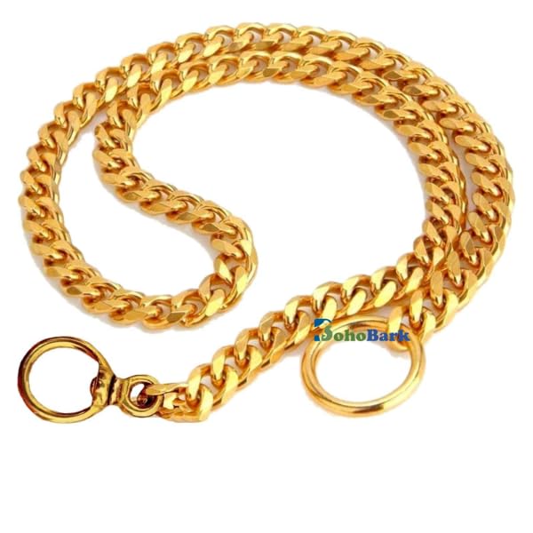 BohoBark Dog Pure Brass Grinder Design Dog Choke Chain Training Collar for Pets (Brass Chock Chain, 12 no,30 inch) (B0CG9PZ2WY) Amazon Price History, Amazon Price Tracker