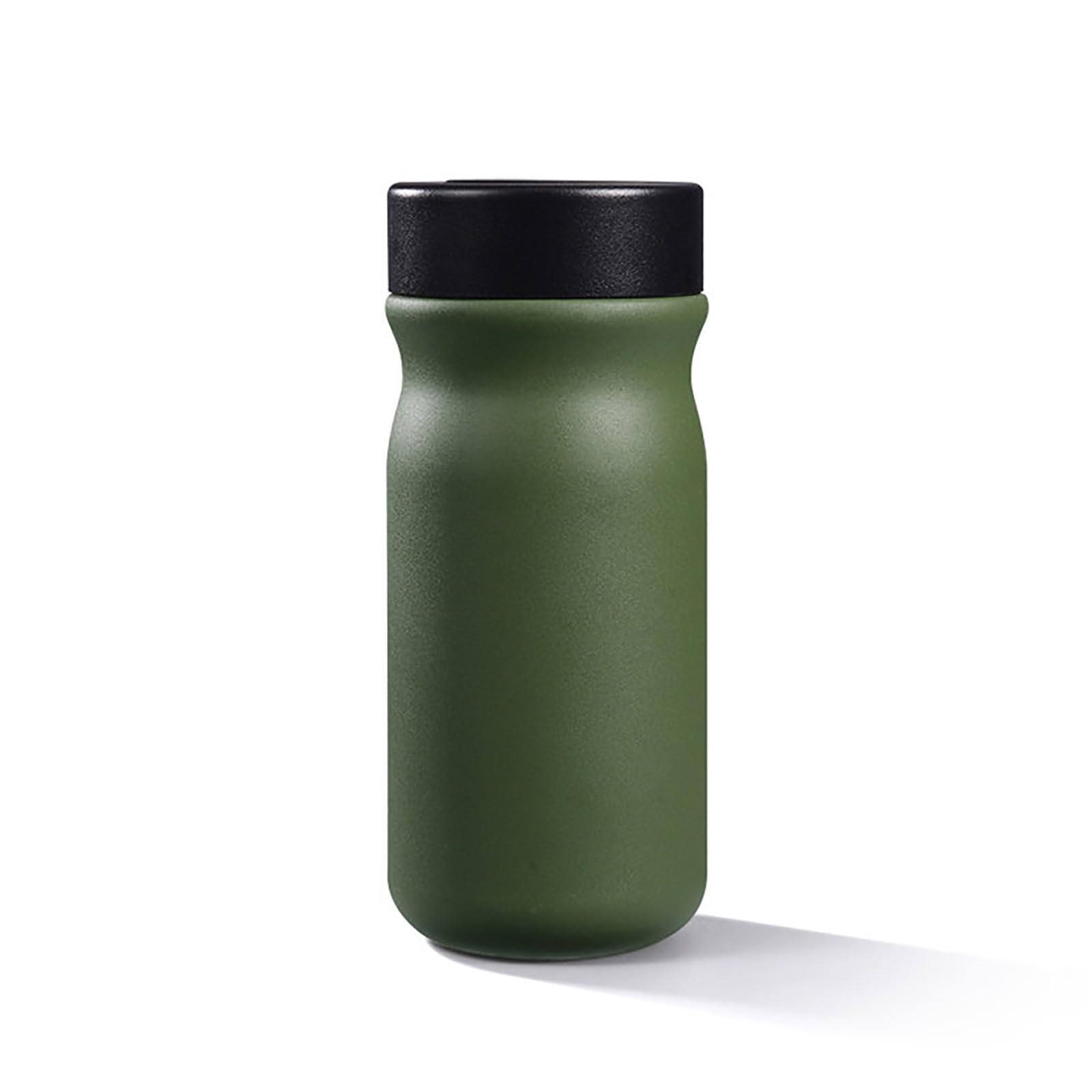 320ml / 11oz, Thermobecher Klein, Kaffe Becher, Hält Warm und Kalt, Handliches Taschenformat, Ideal für Unterwegs(Green)