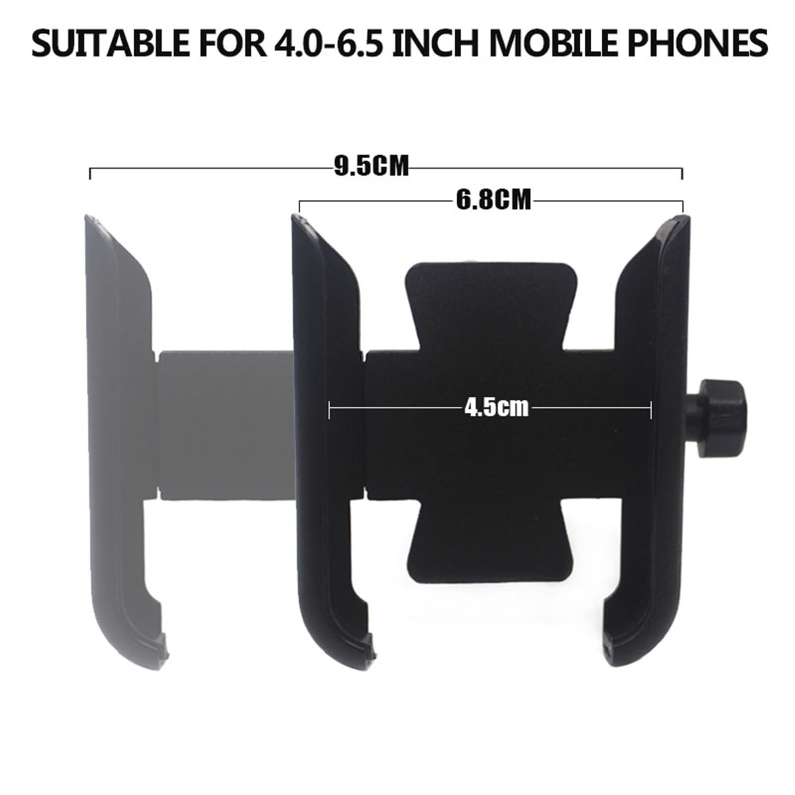 Support De Téléphone Portable/GPS en Aluminium Usiné CNC pour Guidon Moto pour Z250, Z300, Z400, Z500, Z650, Z750, Z800, Z900/RS, Z1000, ER-6N Et Z H2