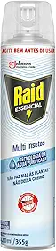 Inseticida Aerossol Multi-Insetos sem Perfume Raid Essencial Frasco 420ml Spray