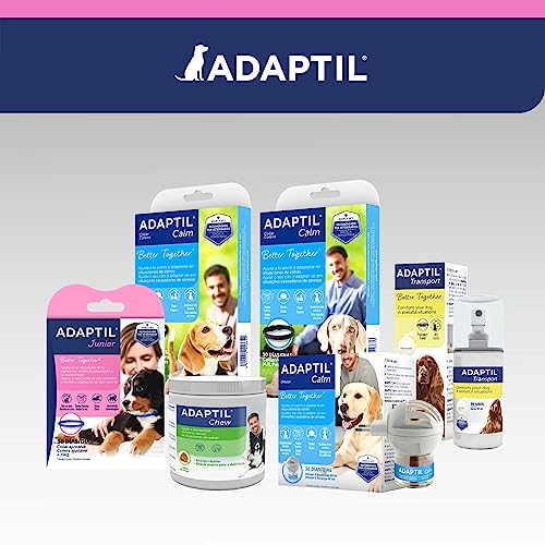 Adaptil Junior - Antistress für Welpen - Anpassung an Zuhause, Lernen, Bildung, Lloros, allein stehend - Halsband für Welpen