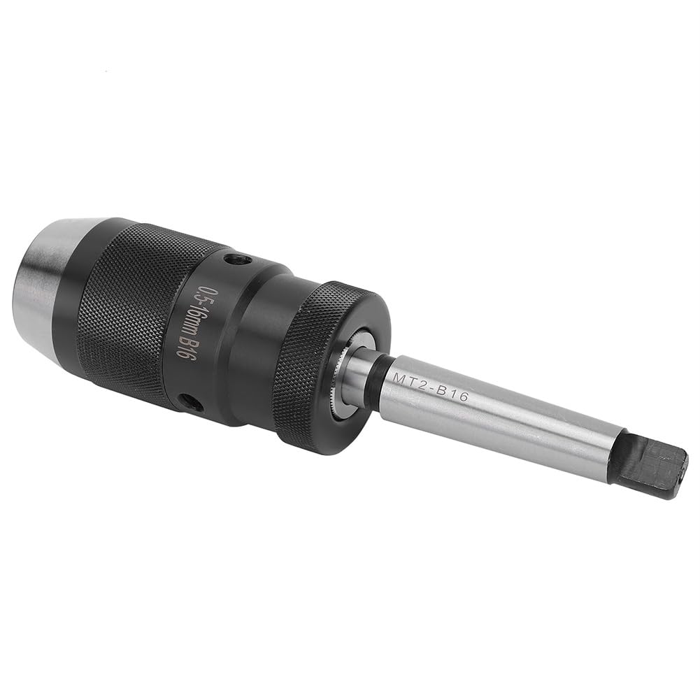 Mandrino A Cono Morse MT2-B16 Chiave, Mandrino per Trapano A Rilascio Rapido 0,5-16 mm per Macchina da Perforazione Mandrino MT2-B16.