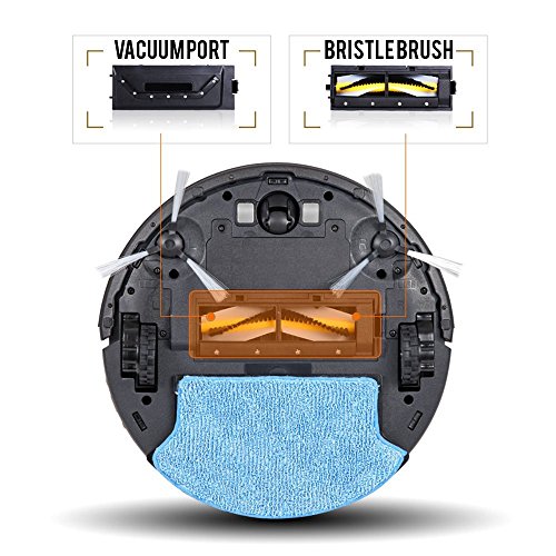 Image of ROLLIBOT GENIUS BL800 - Robotic Vacuum Cleaner. Vacuum's, Sweeps, and Wet Mops Hard Surfaces and Carpet.