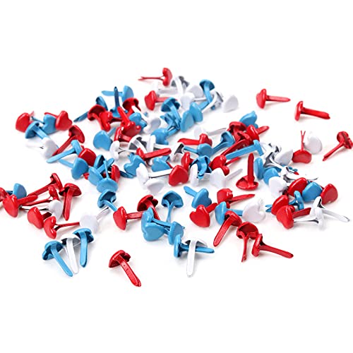 MURUI zs Goujons et Pointes de Strass en Forme de Feuilles de Fleurs for vêtements Brads Brads Scrapbooking Fixation Yc708 (Color : 21. 6x6mm 40pcs)