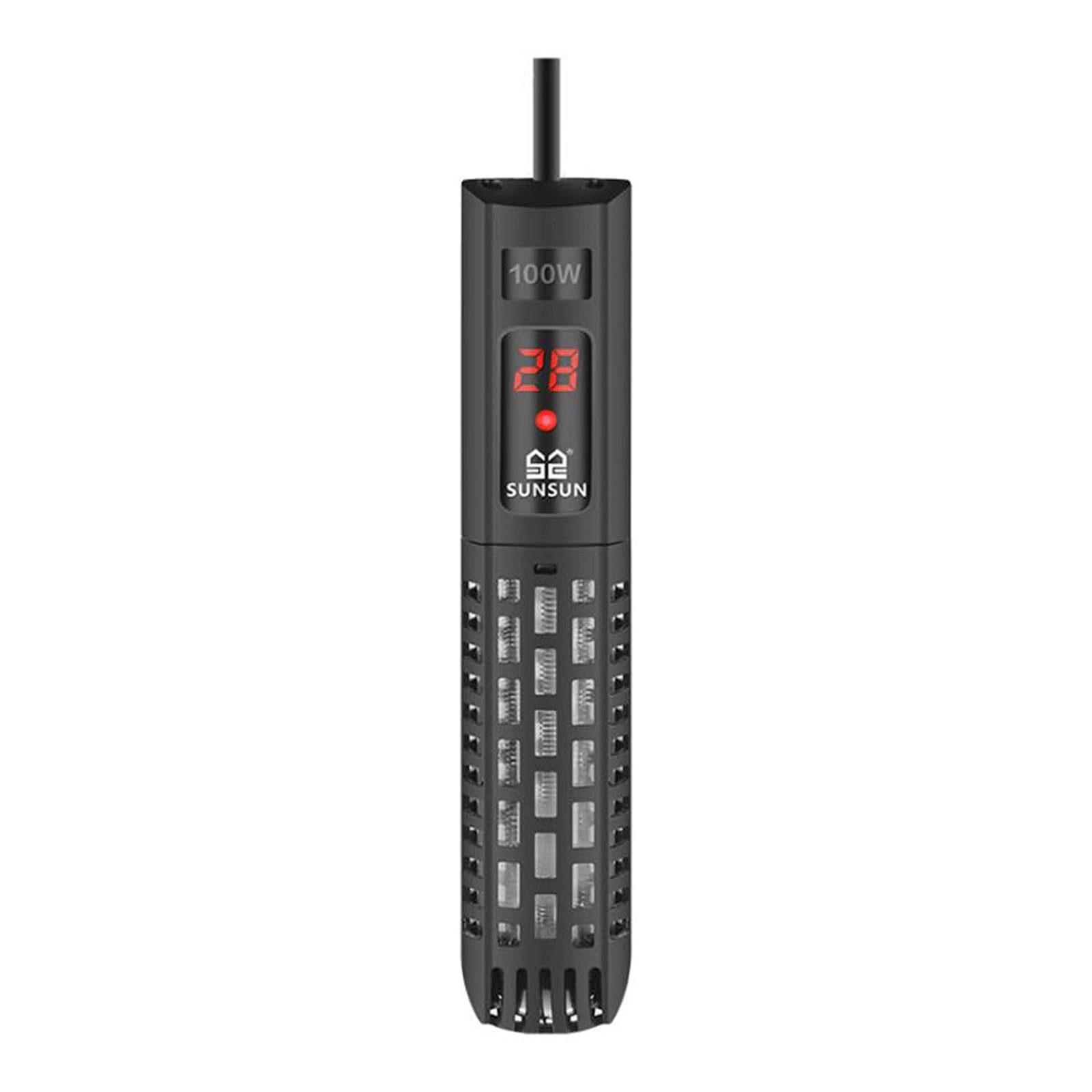 Asta riscaldante per Tartarughe Riscaldatore per Acquario Termostato Automatico Basso Livello dell'Acqua Controllo remoto della Temperatura Adatto,25W (25W)