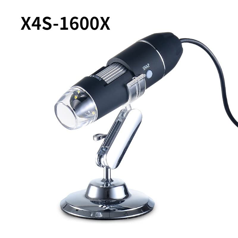 Microscope 1600X/1000X/500X 8 LED Digital Microscope USB Magnifier Electronic Stereo USB Tools Magnifier(1600X)