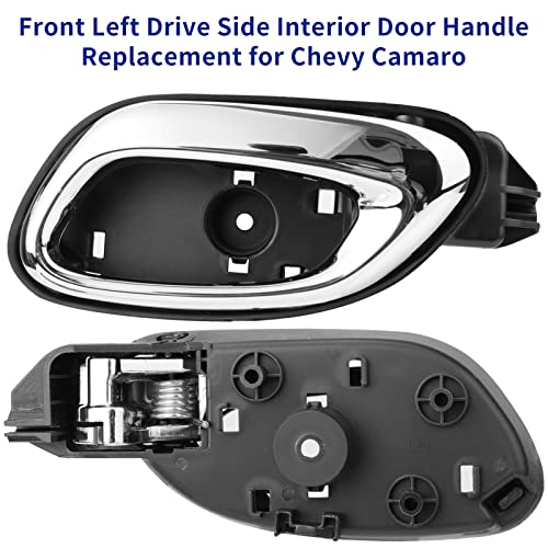 Lcyolada Left Driver Side Inside Interior Chrome Door Handle For Chevy Camaro 2010-2015 #TOP2