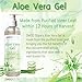 DMSOSTORE Aloe Vera Gel, 16 oz (454g), Alcohol-Free, Made From Purified Aloe Vera Inner Leaf, Soothing, Skin Moisturizing, Hydrating