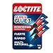 Loctite Super Glue-3 Original Mini Trio, pegamento universal con triple resistencia, adhesivo transparente, pegamento instantáneo y fuerza instantánea, 3x1 g