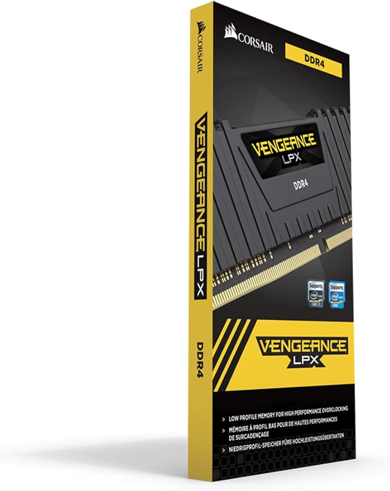 Corsair Vengeance LPX 8GB (1x8GB) DDR4 DRAM 2666MHz (PC4-21300) C16 Memory Kit thumbnail 2