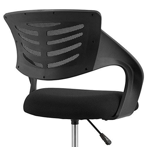 Image of Modway Thrive Drafting Chair - Tall Office Chair for Adjustable Standing Desks in Black