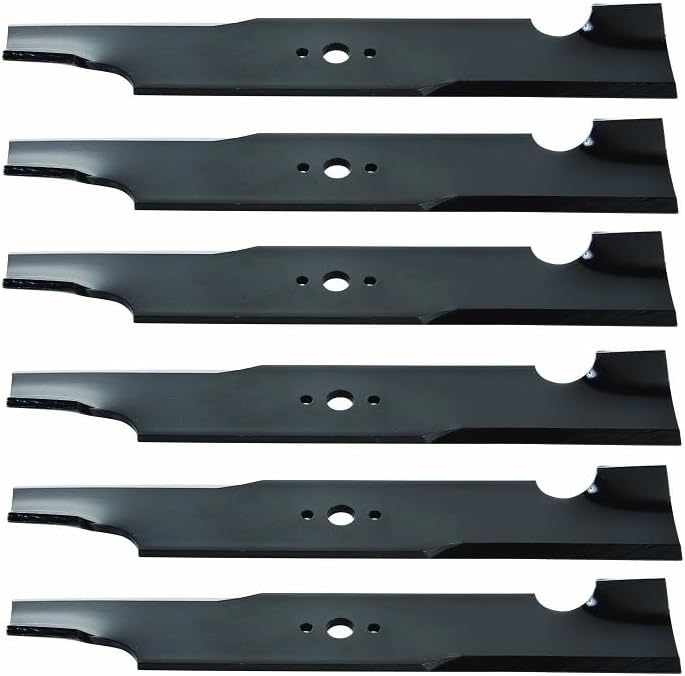 Replacement Compatible with 6-Pack HD 48' Blades for Ferris, Ariens, Bobcat, Bad Boy, Gravely, Toro