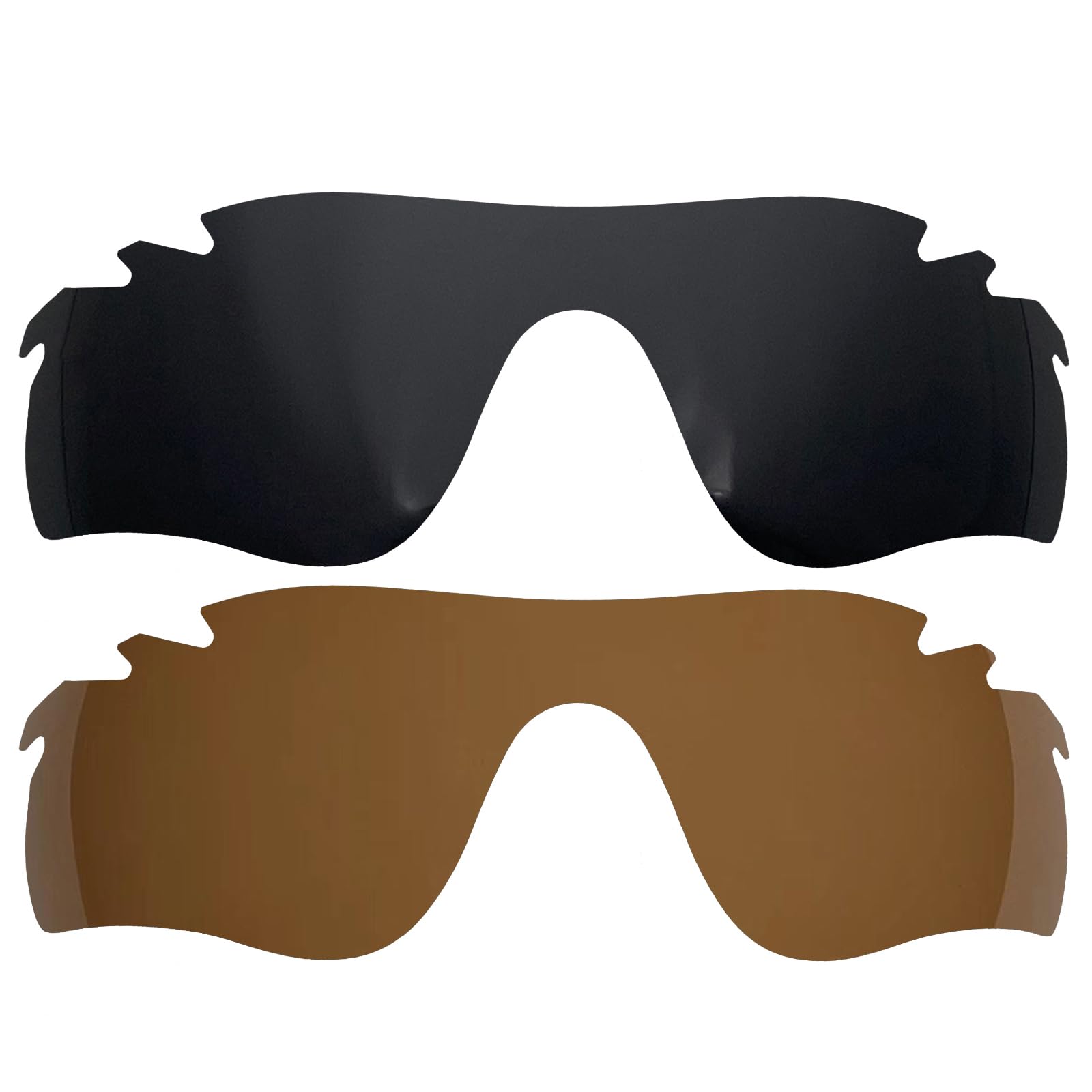 Lenti di ricambio per Oakley RadarLock Path vented polarizzate spessore 1,5 mm prevenzione del sale resistente agli oli