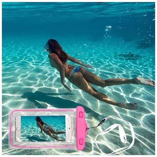 EverGlow WaterProof Pouch For Your Smartphone And Essentials (Pink)