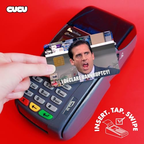 Bankruptcy Credit Card Skin Debit Card Stickers for Key, Debit, Credit, Bank Card 4PCS Card Skin for Adults4