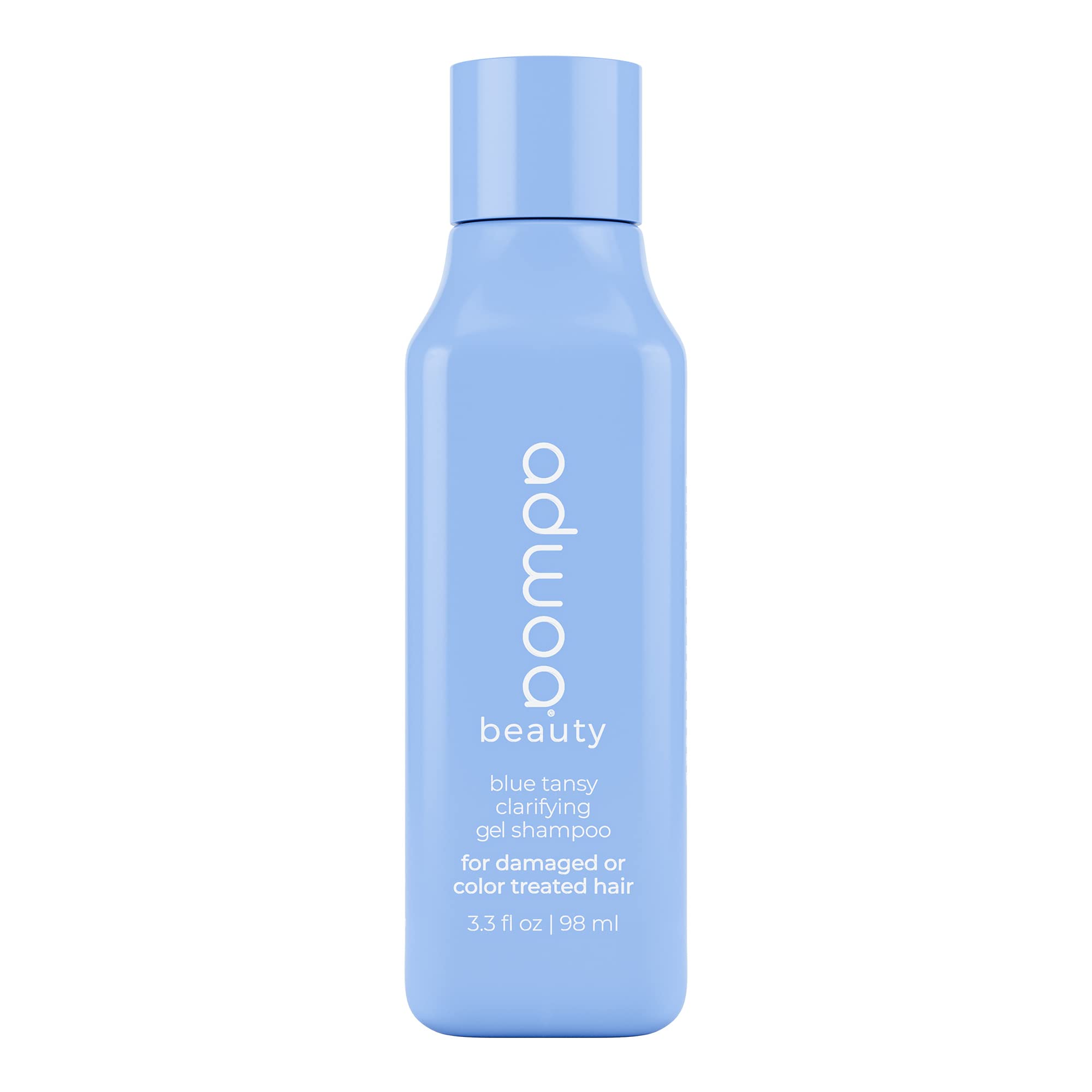 adwoa beauty Blue Tansy Clarifying Shampoo with Bamboo, Quinoa & Horsetail – Detox + Hydrate for Kinky, Coily, Curly Hair – 3.3 oz Travel Size[Amazon-developed Certification] Compact by Design