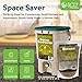 All Seasons Indoor Composter Starter Kit – 5 Gallon Tan Compost Bin For Kitchen Countertop With Lid, Spigot & 1 Gallon (2 lbs.) Bag Of Dry Bokashi Bran – by SCD Probiotics