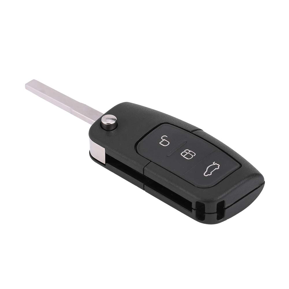 Remote Key - 3 Button Remote Key Fob 433MHz with Chip 4D63 for Ford Focus C Max S Max Galaxy Mondeo