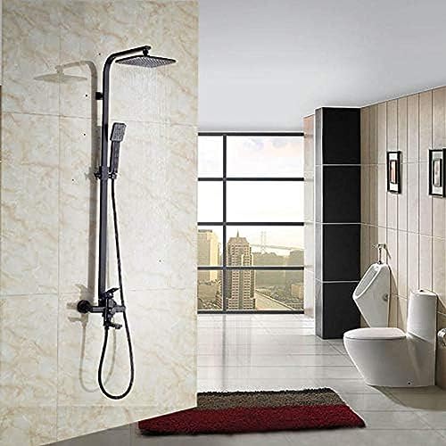 Pomme de douche bronze résistant au calcaire avec levier simple pour débit stable - 2