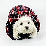 Saco de dormir cálido y acogedor para gatos, cachorros, conejos y otras mascotas pequeñas.