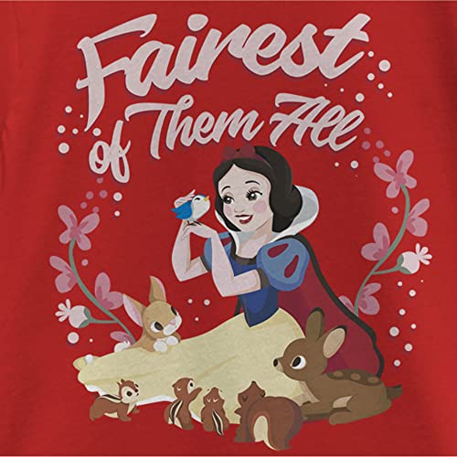 Disney Princess Magical Love Girl's Solid Crew Tee2