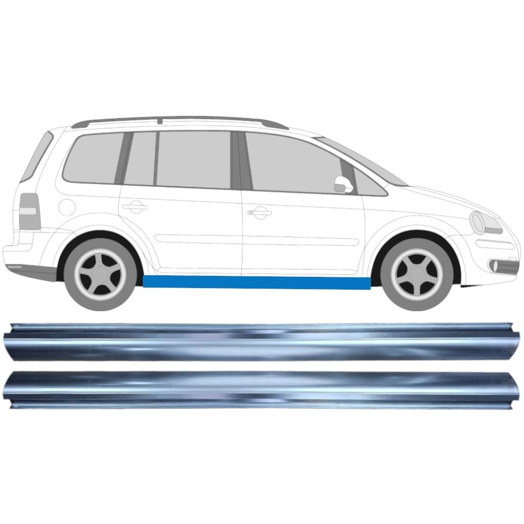 Reparaturblech Schweller für Volkswagen Touran 2003-2010 / Links+Rechts/Satz