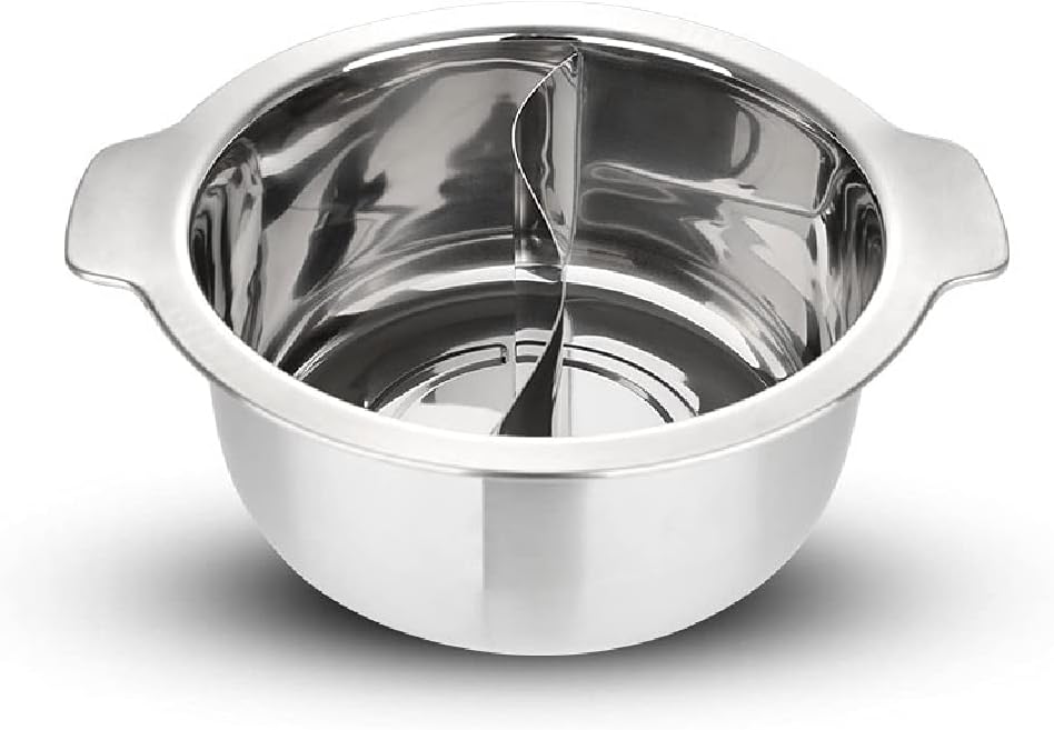 Stainless Steel Pot, Deepening Yuanyang Hot, Commercial Household Induction Cooker, Shabu-shabu