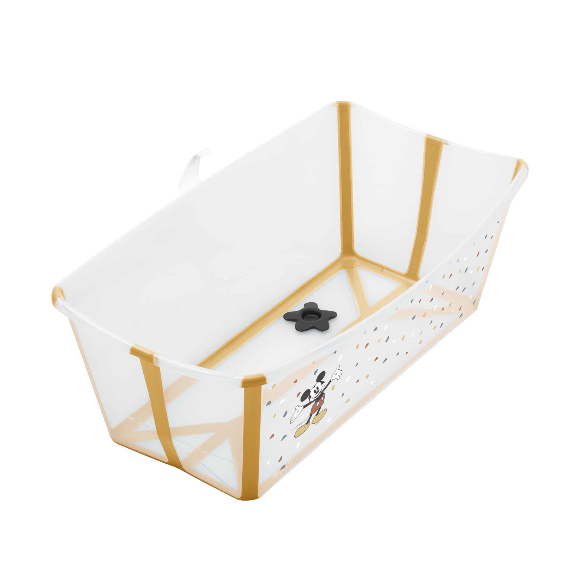 Stokke Flexi Bath, Mickey Celebration - 64×24×34 cm - Lightweight, Durable, Easy to Store