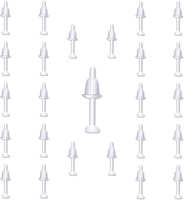 Aidi 25 Pairs Clear Earrings for School, Clear Earring Silicone Earring Backs Plastic Earring Backs Safety Backs Clear Earring Backs Stoppers for School Studs DIY Jewelry Making Earrings Men Women
