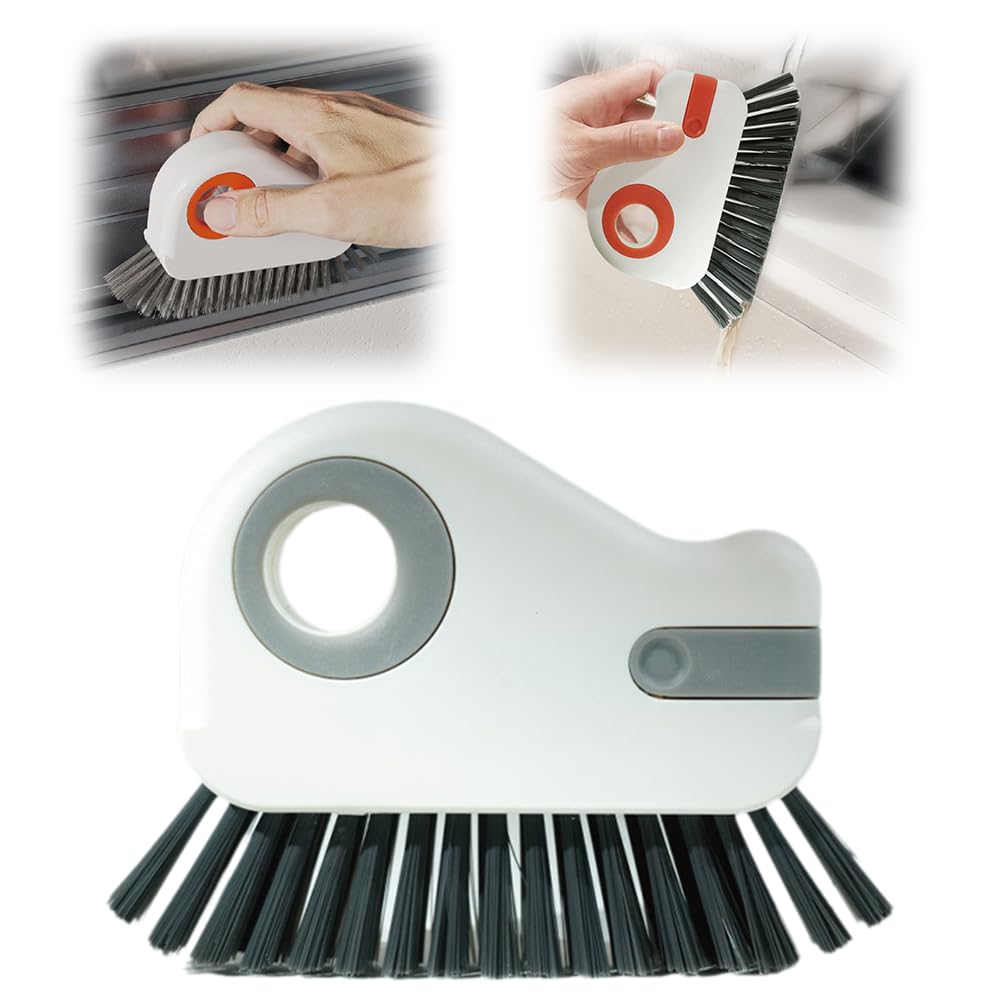 2 in 1 Groove Cleaning Brush Window Track Cleaning Tools 2024 New Hard Bristle Crevice Cleaning Brush with