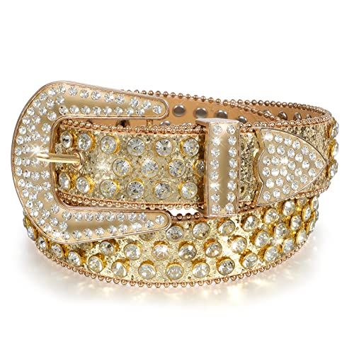 JASGOOD Cintos de couro femininos vintage design ocidental cinto ...