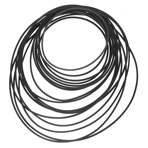FUNNETOYU - FUNNETOYU 50stücke Kassettenriemen Quadratische Antriebsriemen Für Kassettenspieler Ersatz-Riemen Für Recorder Videogeräte DVD-laufwerke Gummi-Riemen Für Reparatur Und Wartung