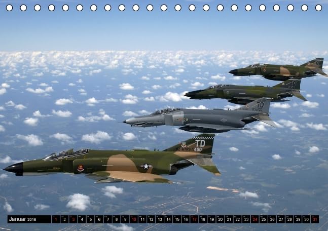 Kampfjets • U.S. Aircraft (Tischkalender 2016 DIN A5 quer): Die moderne Luftwaffe der USA (Monatskalender, 14 Seiten) (CALVENDO Technologie)