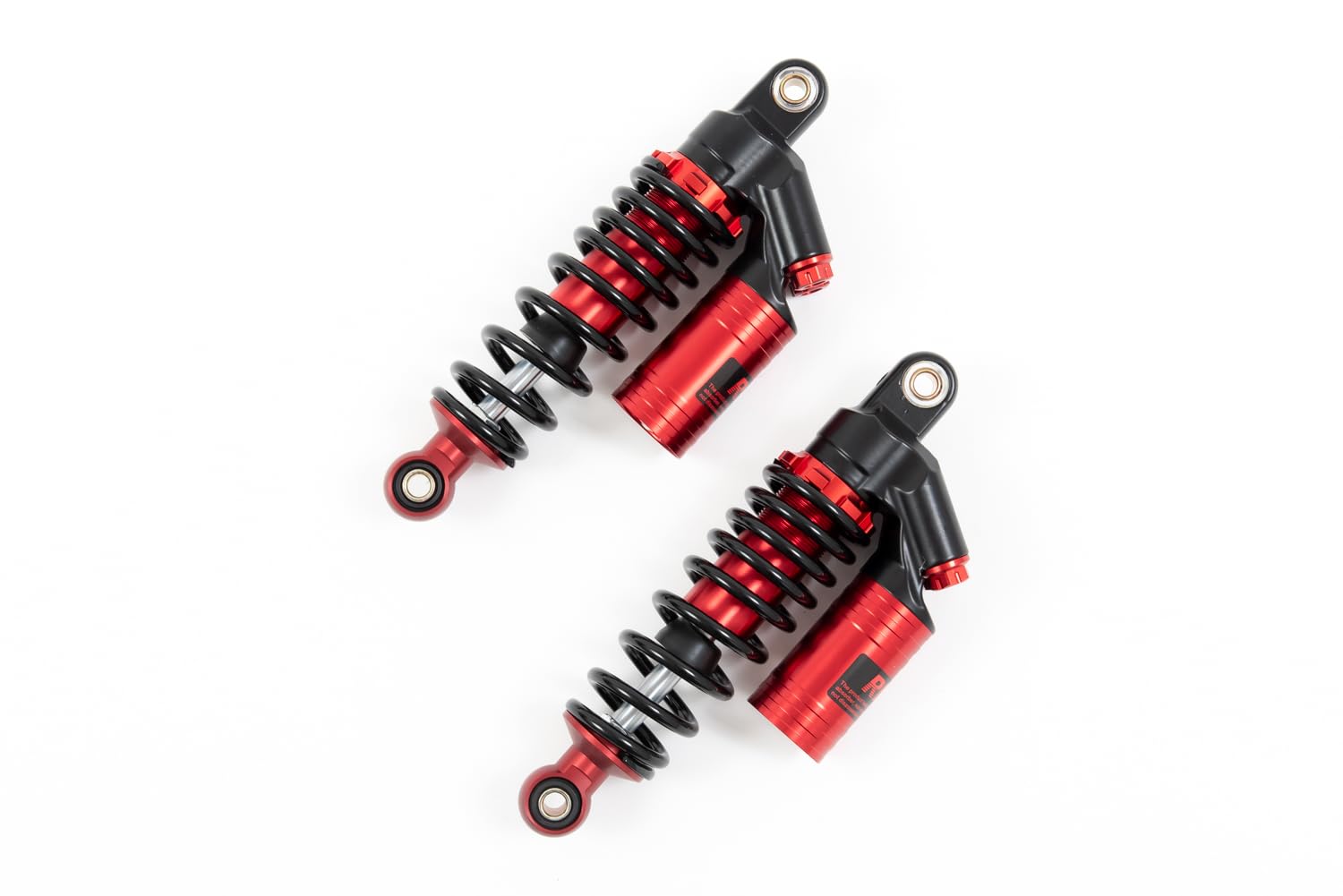 Amazon | 【x-cars】汎用品 250mm タンク付き リアサスペンション 黒赤
