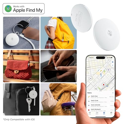 Image of Zebronics One Tag, Worldwide Tracking Device for iOS, Apple Find My, Upto 1 Year Battery, BT v5.3, Anti-Lost & Loud 80dB Alert, No SIM Needed, MFi Certified, for Keys, Wallets, Luggage, Gadgets, etc.