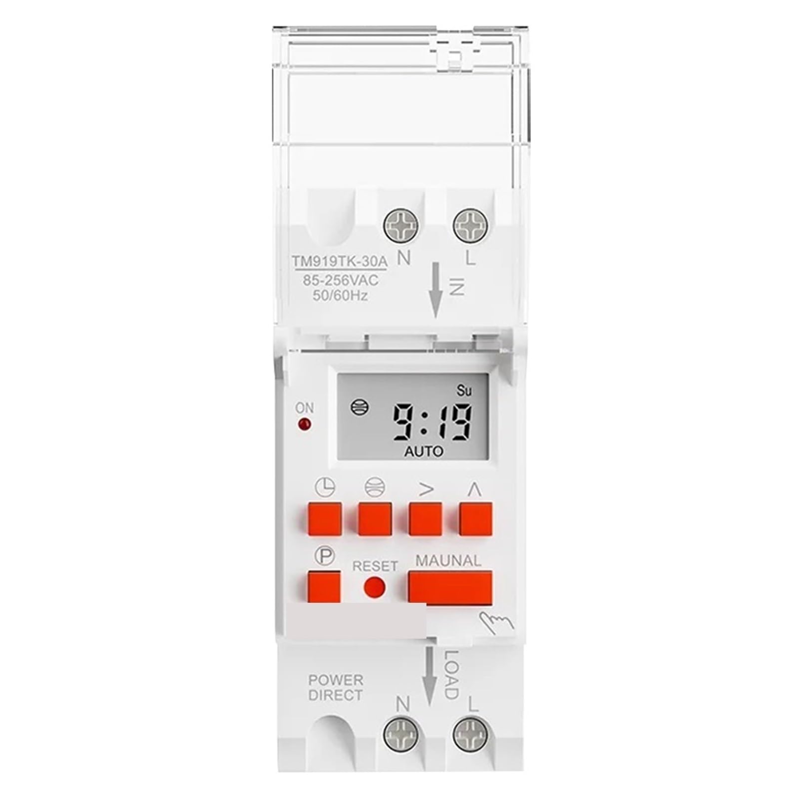 1PCS Wide Voltage 85-265V AC Digital Astronomical Timer Switch for Calculation and Sunset in Latitude and Longitude(30A)