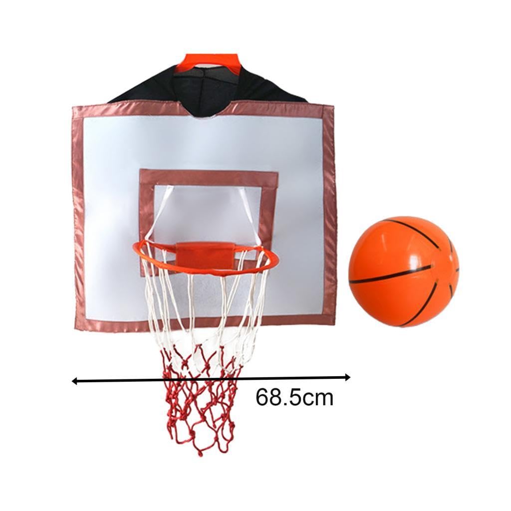 Aro de Baloncesto Portátil, Red de Baloncesto, Disfraces, Tablero, Accesorios de Baloncesto, Aro de Baloncesto para Fiesta de J